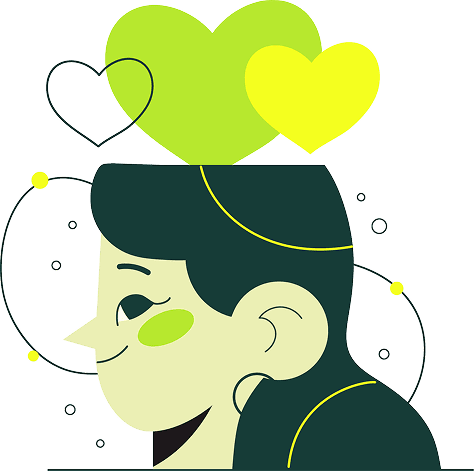 Personaje de bienestar mental